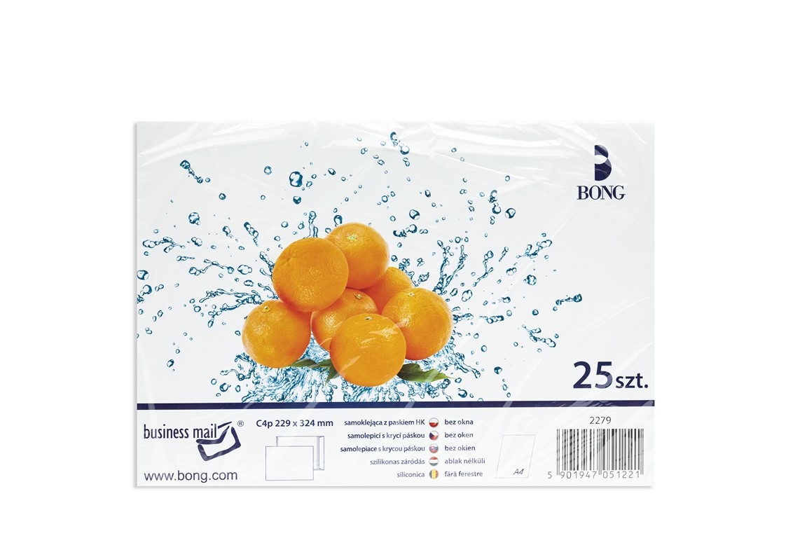 Koperta C4/25szt. HK biała